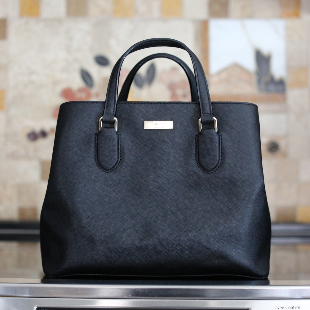 Kate Spade Laurel Way Black Handbag (Missing Side Strap)
